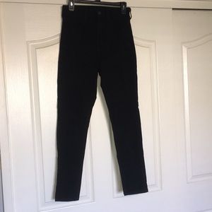 Black jeggings